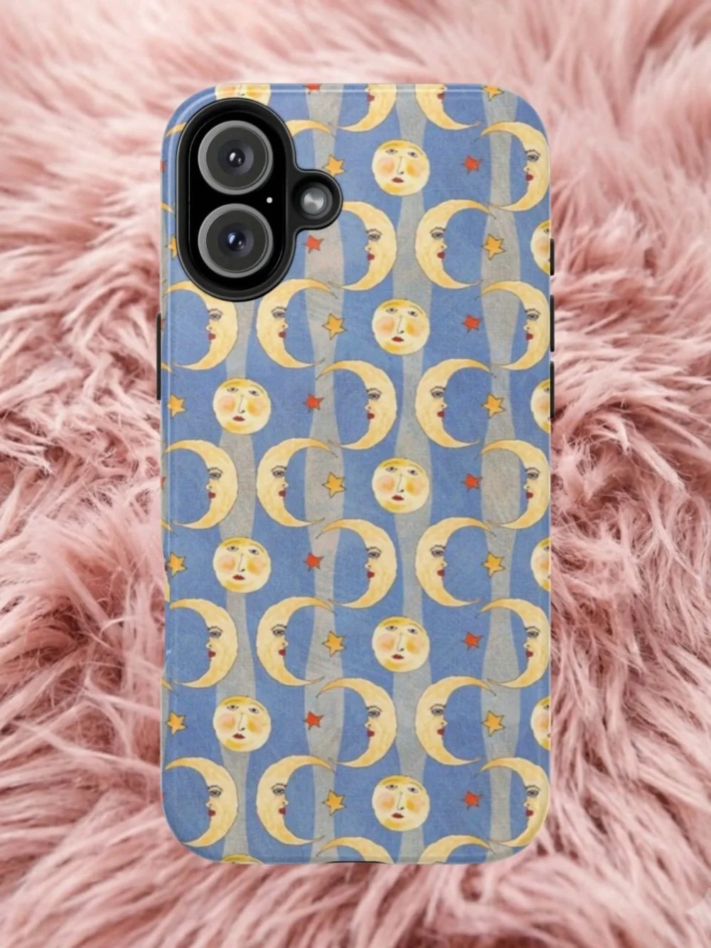 Blue Moon Pattern Phone Case